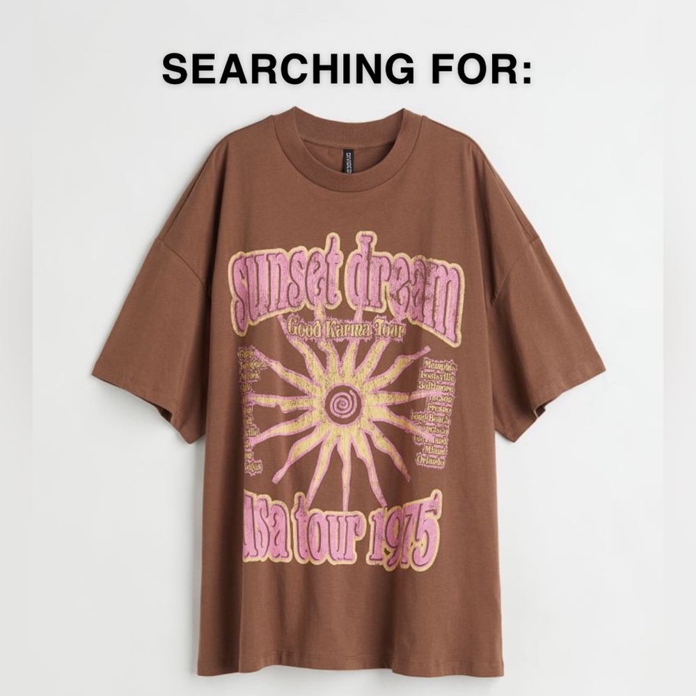 ISO: H&M Sunset Dream Shirt